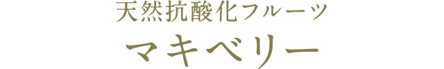 天然抗酸化フルーツマキベリー